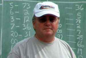 Former PR Director Terry Eames took over Speedbowl operations for the 1995 season (Fran Lawlor photo) - Terry-300x201