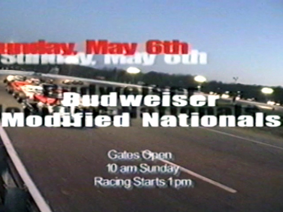 Speedbowl TV Ad - 2001 Budweiser Modified Nationals + NASCAR Modifieds